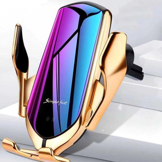 Gold Simple fast wireless car charger